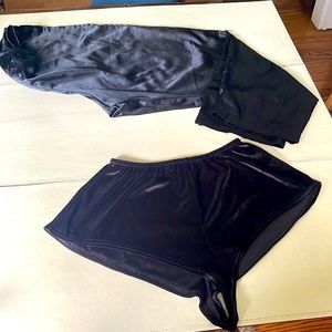 #Silk style pants and #velvet daisy dukes